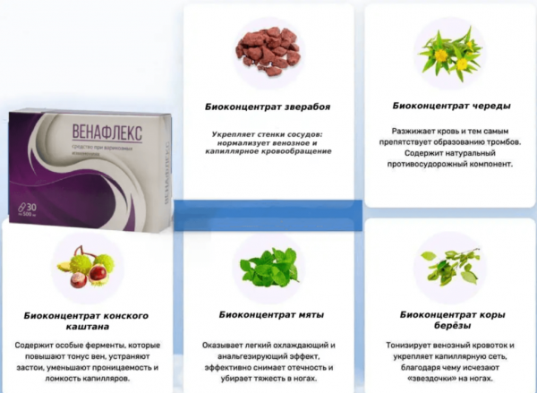 Венафлекс – эффективный препарат от варикозного расширения вен