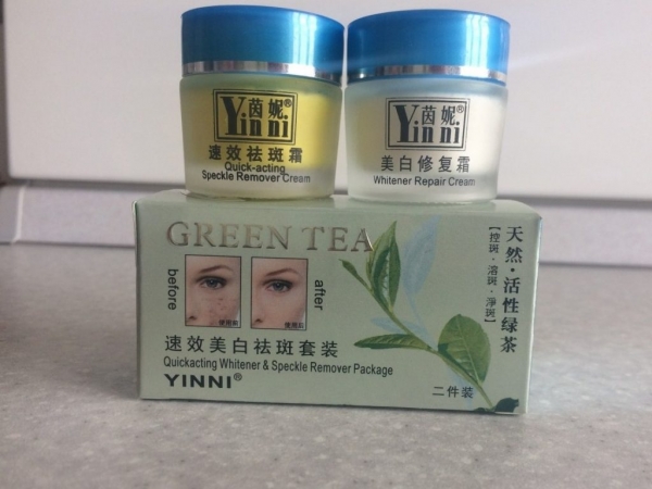 Зеленый чай – крем от пигментных пятен