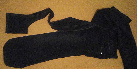 Ремонт протертых между ног джинсов: вставки