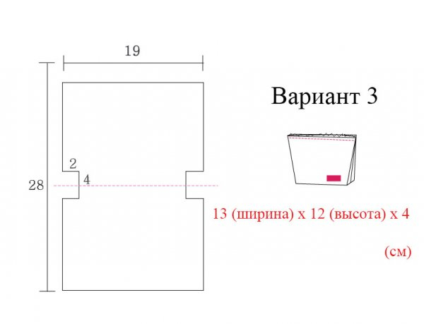 Три косметички из джинсов